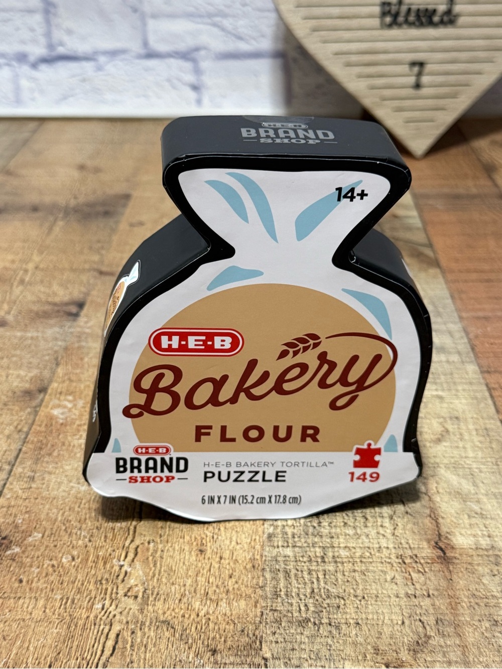 New In Sealed Box H-E-B Bakery Flour Tortilla Jigsaw Puzzle HEB Brand 149 Pieces